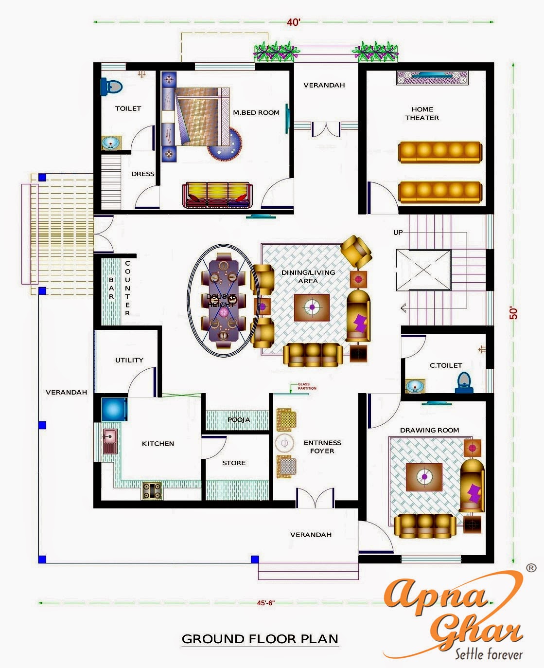 ApnaGhar House Design Complete Architectural Solution